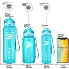 Resflaskor läcksäker plastkokare 700ml bpa gratis sport vattenflaskor protein shaker utomhus tritan plast drinkflaska - Himmelsblå