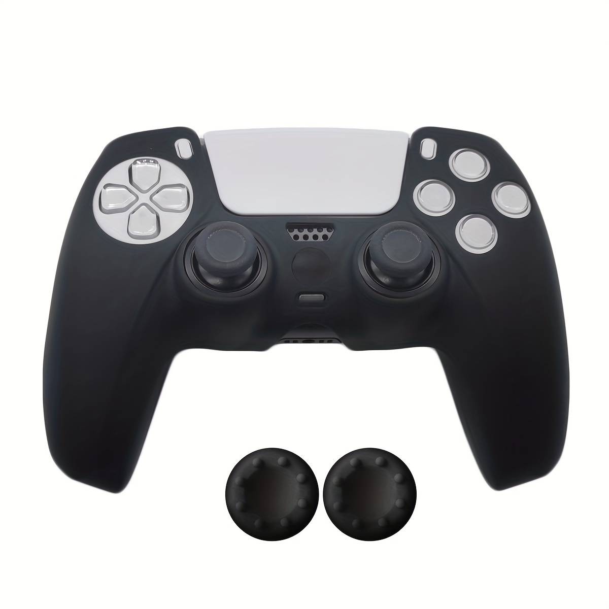 Suitable For Ps5 Controllers, Game Controller Grip + Thumbstick Cap Set, Anti-slip And Scratch-resistant To Enhance Gaming Operation Feel