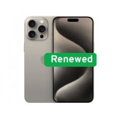 Apple | RENEW | Grade A | iPhone 15 Pro Max | Natural Titanium | 6.7  | Super Retina XDR OLED | 2796 x 1290 pikselių | A17 Pro Chip | 8 GB | 256 GB