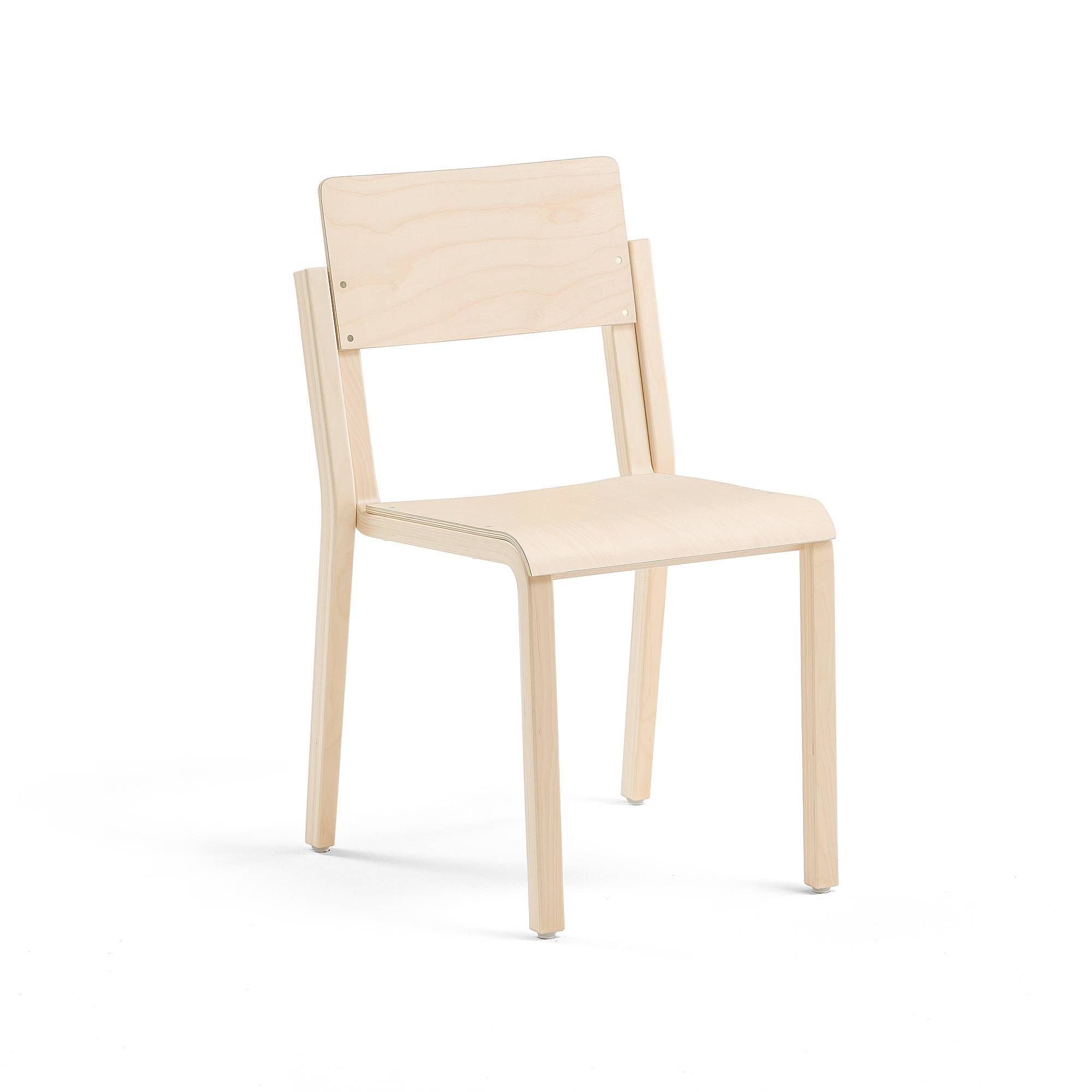 Stol DANTE, höjd: 460 mm, laminat, björk