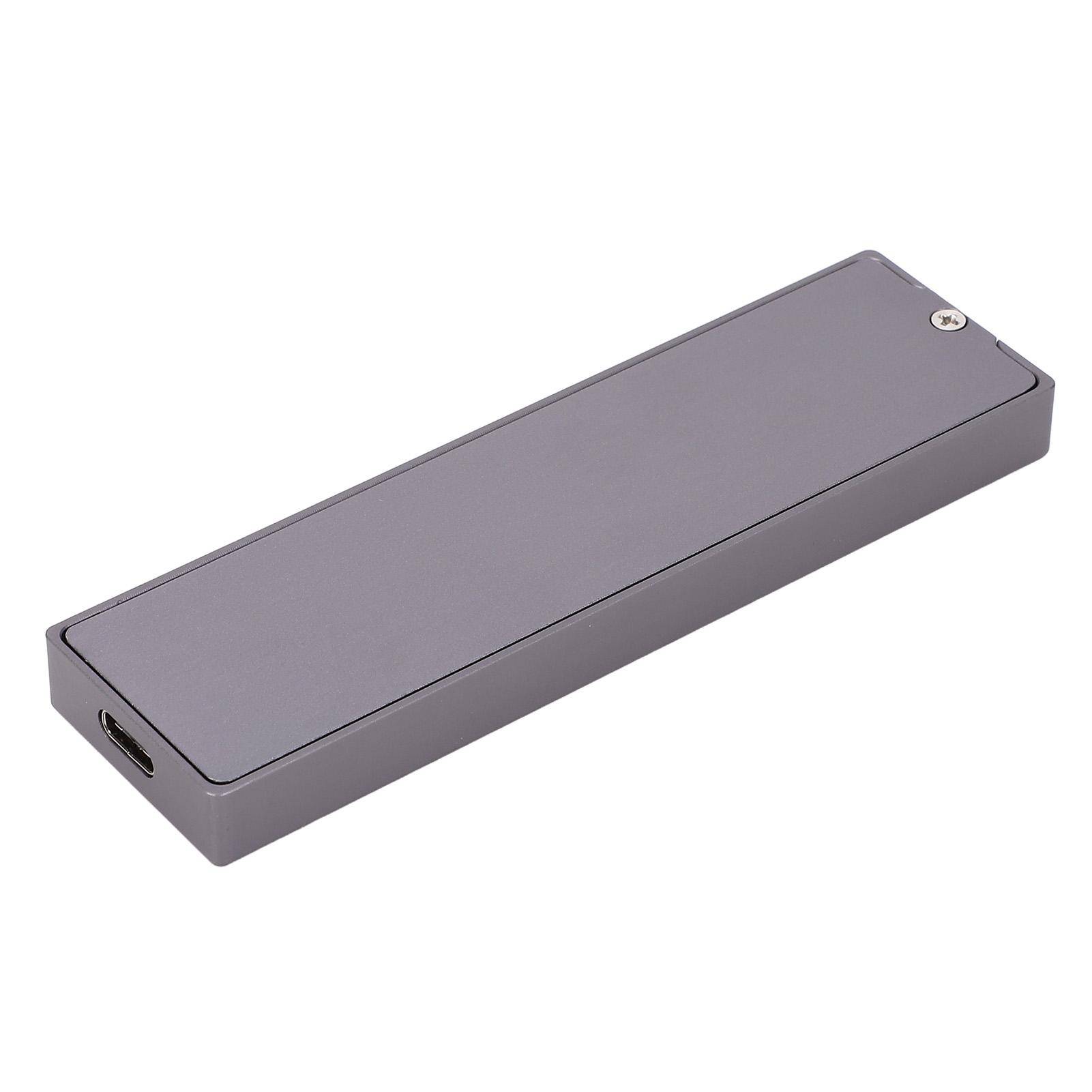 M.2 Nvme PCIE SSD Enclosure Case Adapter Aluminum Alloy USB3.1 GEN2 10Gbps RGB Light SSD External