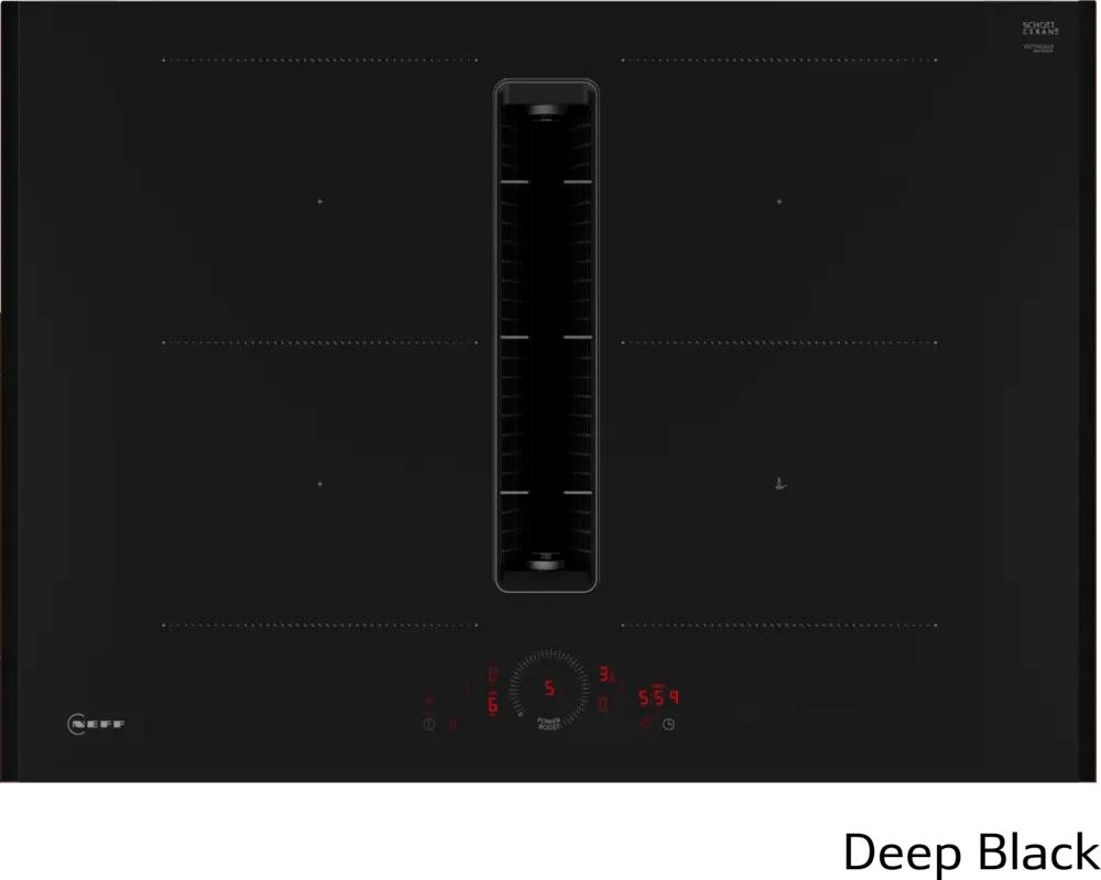 Induktionskogeplade med indbygget emfang 70 cm Flex Design - N 70 - Neff V57YHQ4C0 - Deep Black.