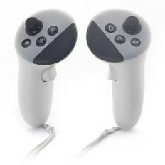 DOBE Silikonskal och Tumgrepp till Meta Quest 3 VR Kontroller Vit