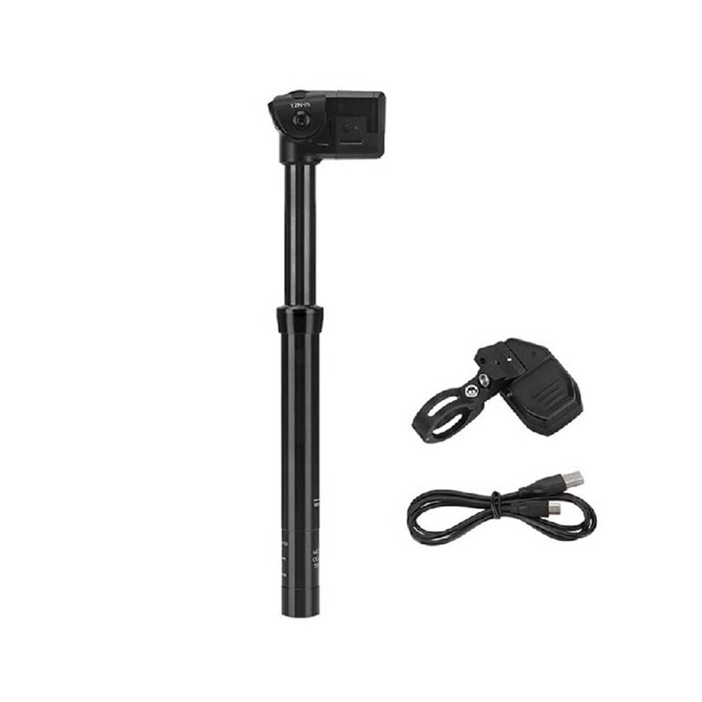 Bike Wireless Dropper Seatpost IP67 Waterproof Rechargeable Automatic Lifting Travel 125mm Electric Seatpost 34.9