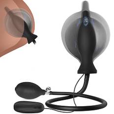 BDSMYEE Aufblasbarer Analplug Buttplug,Silikon Anal Vibrator mit Pumpe,Analsex Sexspielzeug Durchmesser bis 10cm Anal-Dilatator Fetisch SM Prostata-Massage für Frauen Männer Paare