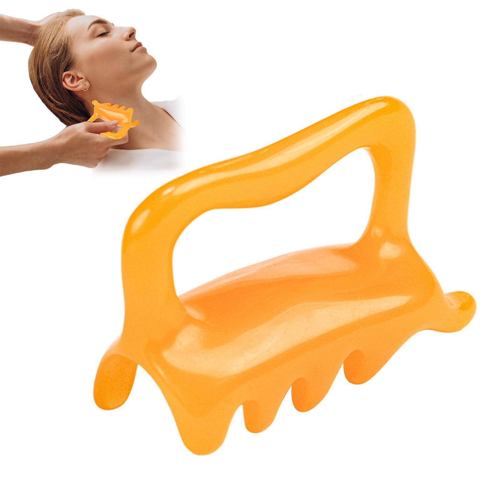 Large Fascia Massager for Shoulder Neck Pain Relief Manual Trigger Point Scrape Massage Tool Double Push Machine gul