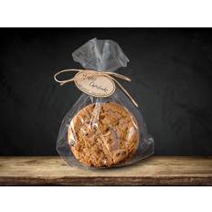 Cookie med mandel og mørk chokolade, 4 stk.