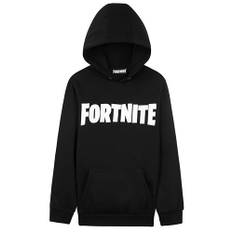 Fortnite hoodie för pojkar, spelbyxa för barn, officiella presenter för pojkar (svart, 15-16 år)