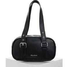 1 PC Minimalist Casual Women Bag,Basics Solid Color Shoulder Bags.Lightweight Commuter Bag,Back To School Stuff,School Supplies.For University,Work,Of - Black