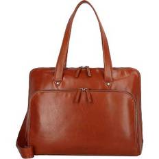 Cambridge Schultertasche Leder 41 cm Laptopfach