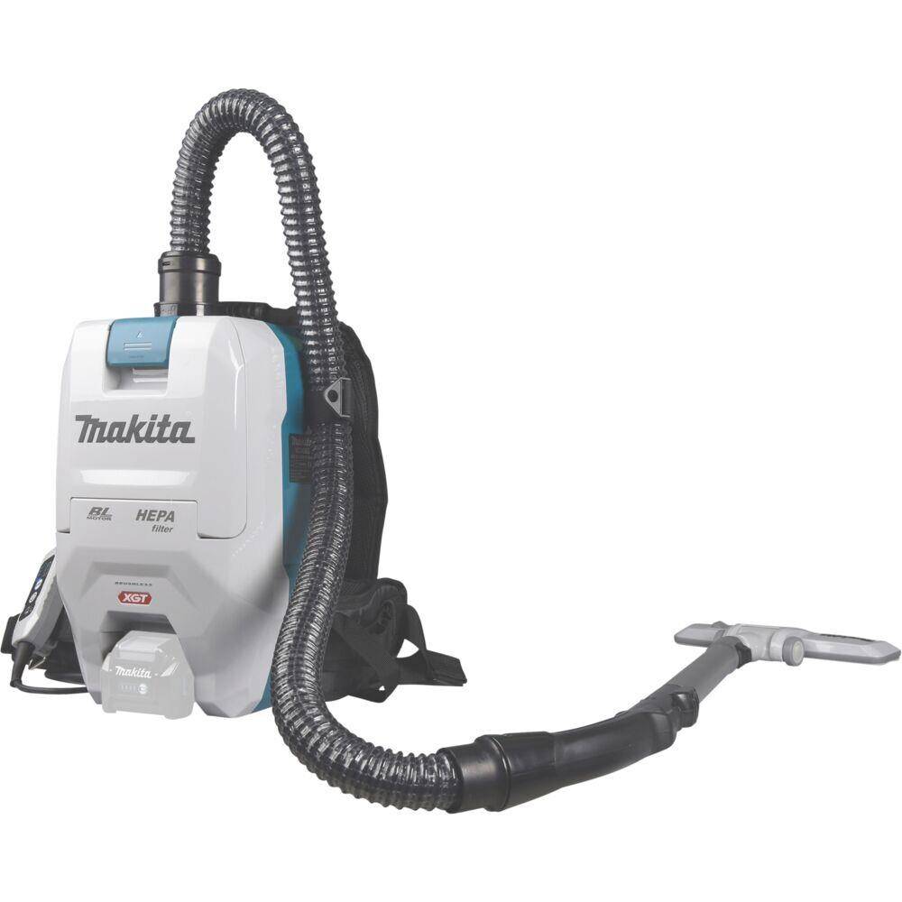 Rygstøvsuger, Makita XGT, 40V, 2 l, antistatisk sugeslange.