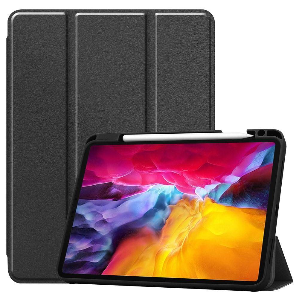 Apple iPad Pro 11 3rd Gen (2021) Fodral Tri-fold med Pencil-hållare Svart