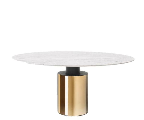 Acerbis Design Creso Spisebord Arabesque Brass Ø160