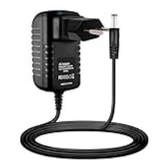 Guy-Tech AC/DC-adapter kompatibel med Eden WTDI World Tour Bass Preamp Pedal 12-18 V strömkabel + EU-kontakt
