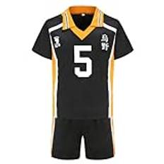 Gooyeh Haikyuu Anime kostymer Hinata Shoyo/Iwaizumi Hajime/Yu Nishinoya Cosplay kostymer Uno High School balklänningar kortärmad sportkläder party komisk con cosplay kostymer