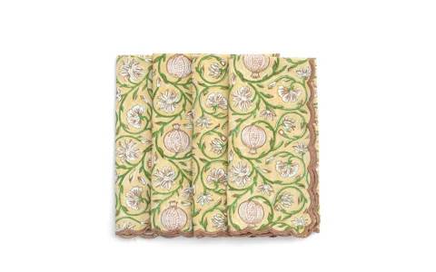 Tangier Pomegranate Scallop Servetter 4-pack