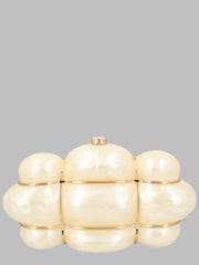 Cult Gaia Bolla Clutch — White