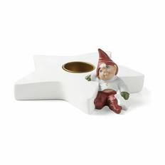 Klarborg Kalenderstage - Anker - H 7,5 cm - Polyresin - Hvid