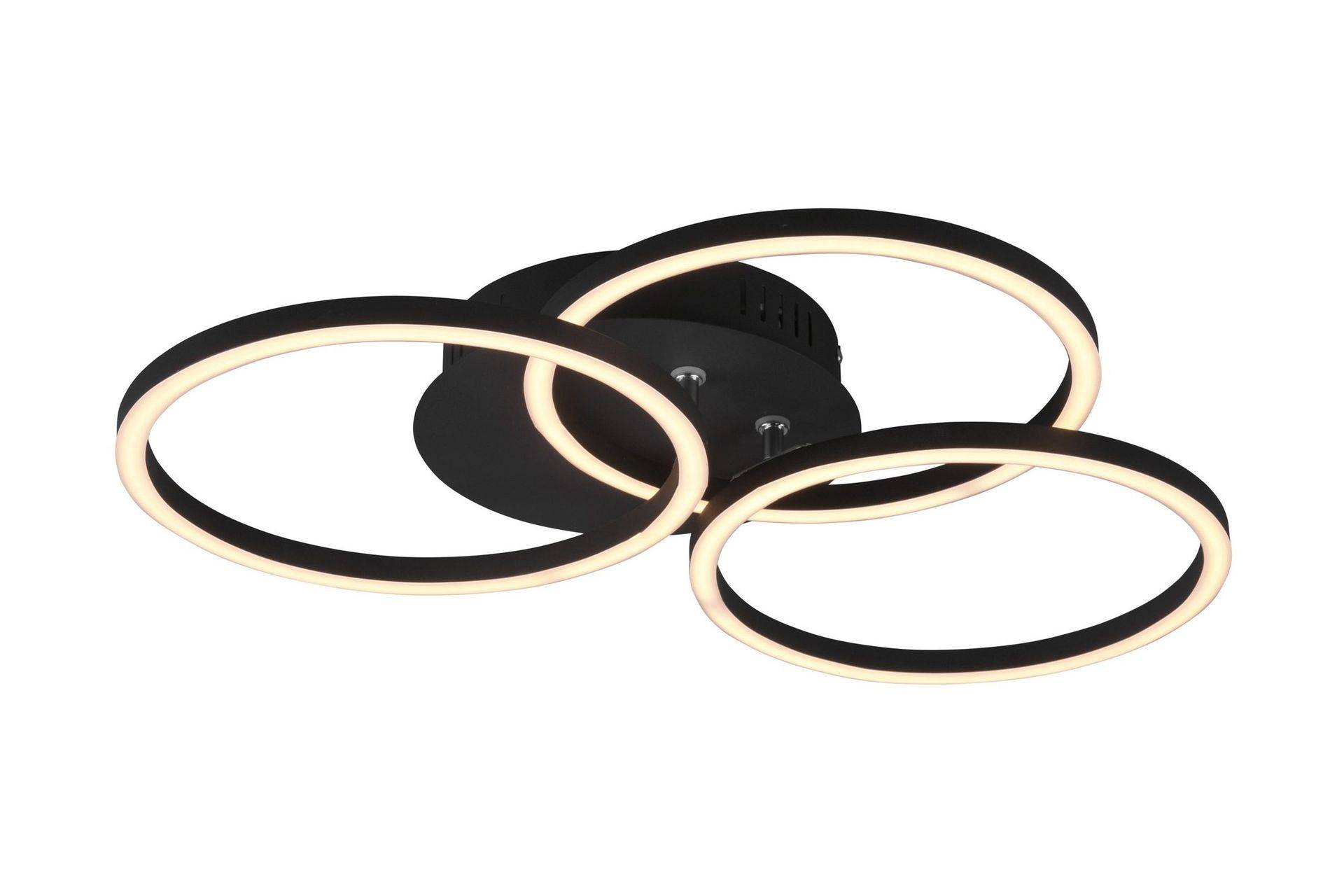 Trio Lighting Circle LED Plafond mattsvart - Matt svart Kökslampa & pendellampa