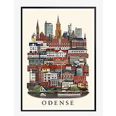 MARTIN SCHWARTZ Odense Small Poster |Multi/patterned |A3