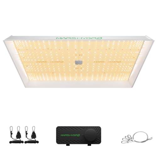 MARS HYDRO TSW2000 LED Grow Lampe Dimmbar mit IR UV Sunlike Vollspektrum Pflanzenlampen Led Grow Light für Hydroponik Zimmerspflanzen wachsen Blumen und Gemüse,Anzüge für 90x90cm, 120x120cm Growzelt