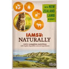 Iams Cat Naturally Adult Pouch Lam x24