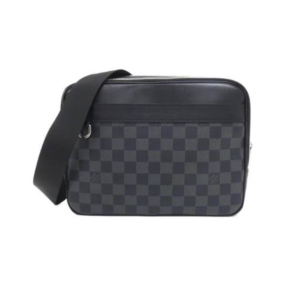 Louis Vuitton Vintage Pre-owned Trocadero Messenger Damier Graphite Skuldertaske - Vintage - Dame - Sort - ONE SIZE - Uld