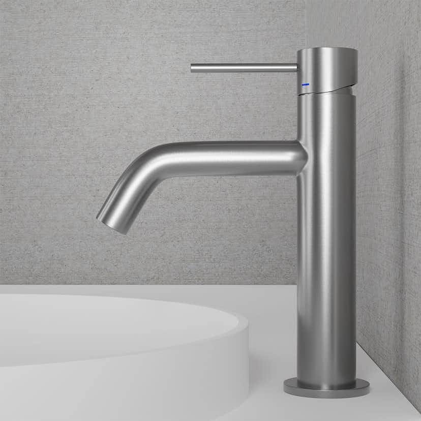 Tvättställsblandare Scandtap Steel Voyage Medium