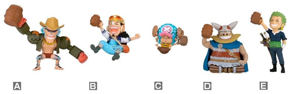 One Piece World Collectable Figure Banquet 2 Display (12)