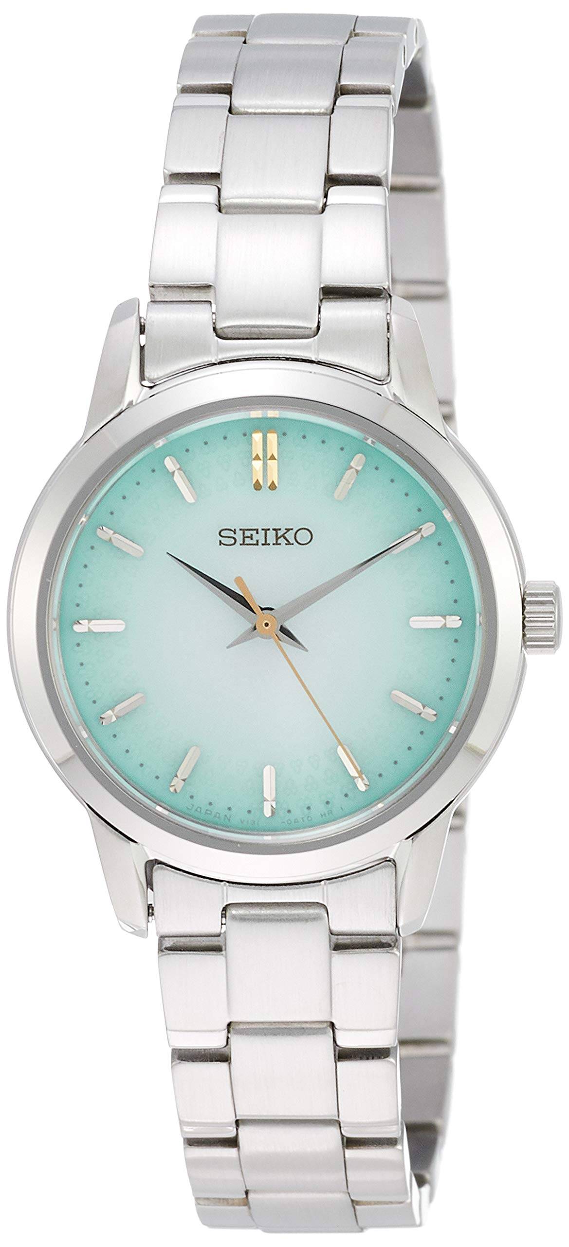 Seiko Watch STPX067 Silver Solar Seiko Selection Quartz Watch 50th Anniversary Limited Edition of 500 Light Green Gradient Sapphire Crystal Women's