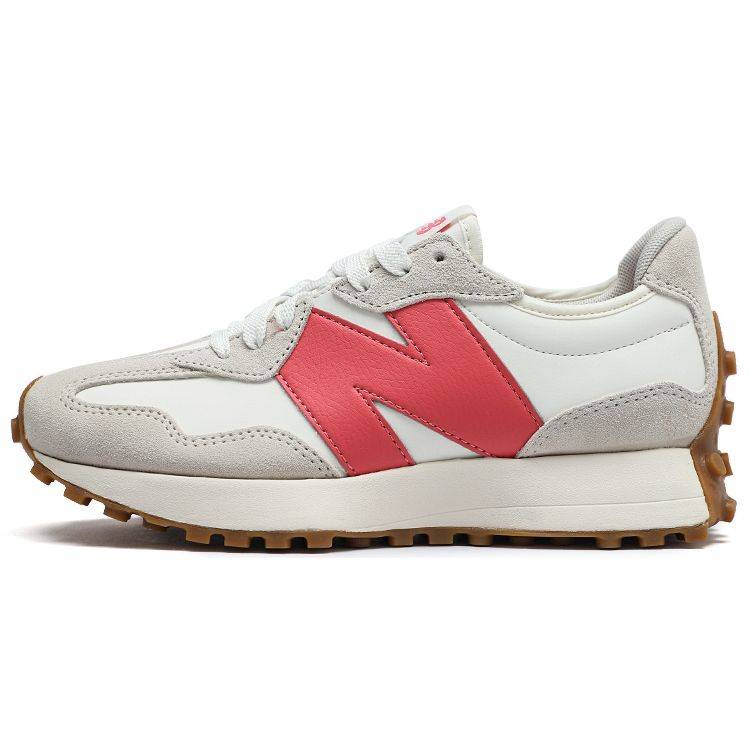 New Balance 327 Moonbeam Desert Pink Gum Unisex Sneakers Cream Sea-Salt MS327ASM cm