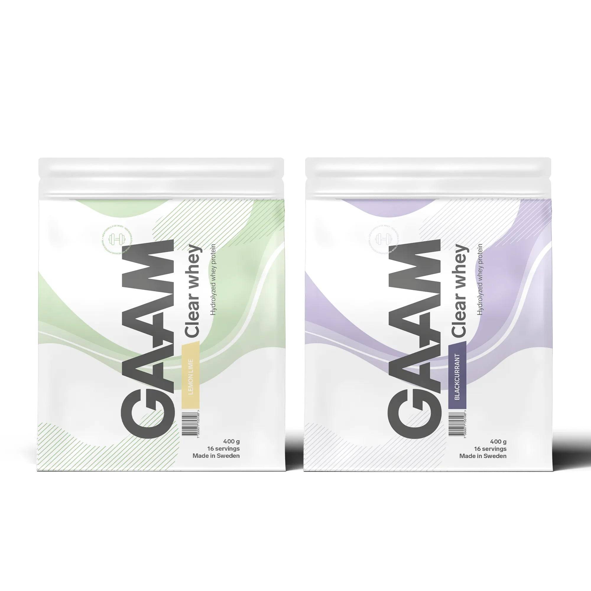 2 X Gaam Clear Whey 400 G