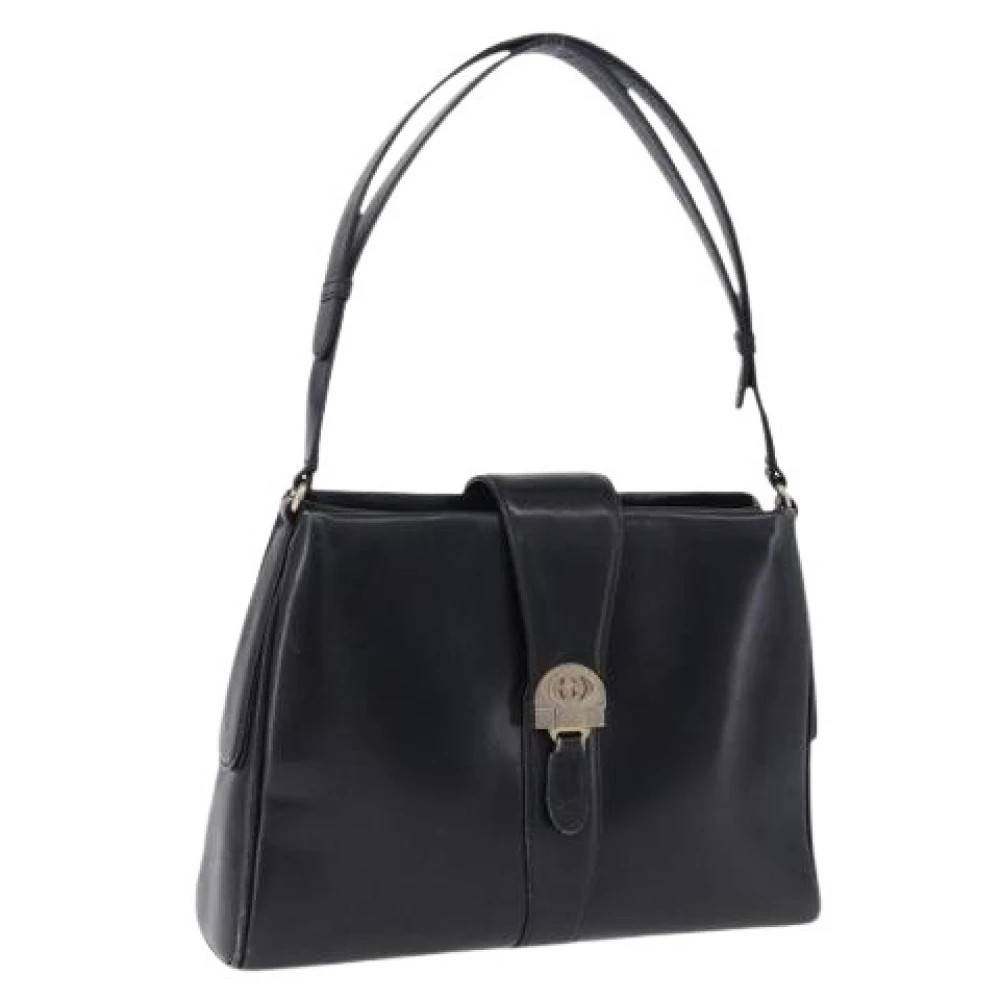 Gucci Vintage Pre-owned Laeder gucci-tasker - Vintage - Dame - Sort - ONE SIZE -