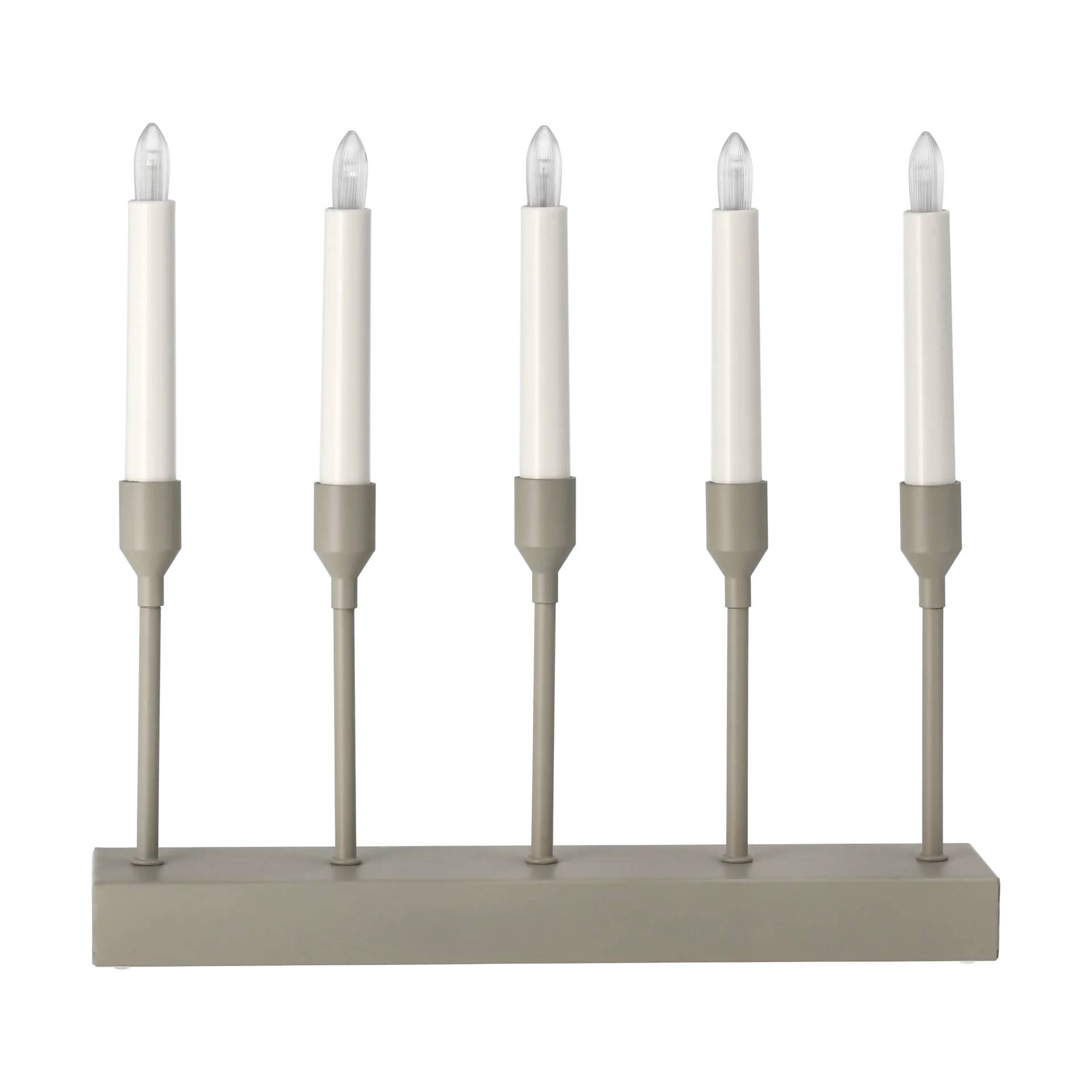 Scandi Living Kindle portabel adventsljusstake 30 cm Beige
