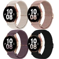 chinbersky 22mm Nylon Geflochtenes Armband Kompatibel mit Samsung Galaxy Watch 3 45mm/Galaxy Watch 46mm/Gear S3 Classic/Frontier, für Huawei Watch GT/GT 2 46mm/Watch GT2e/GT2 Pro/Garmin Vivoactive 4