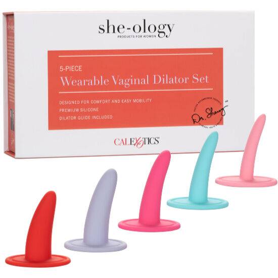 Vaginal dilator-set i 5 delar – graduerad silikon