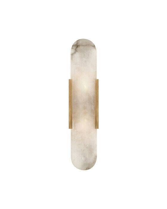 Visual Comfort Melange vägglampa förlängd mässing - Guld / Brun (H50.8cm x B10.8cm)