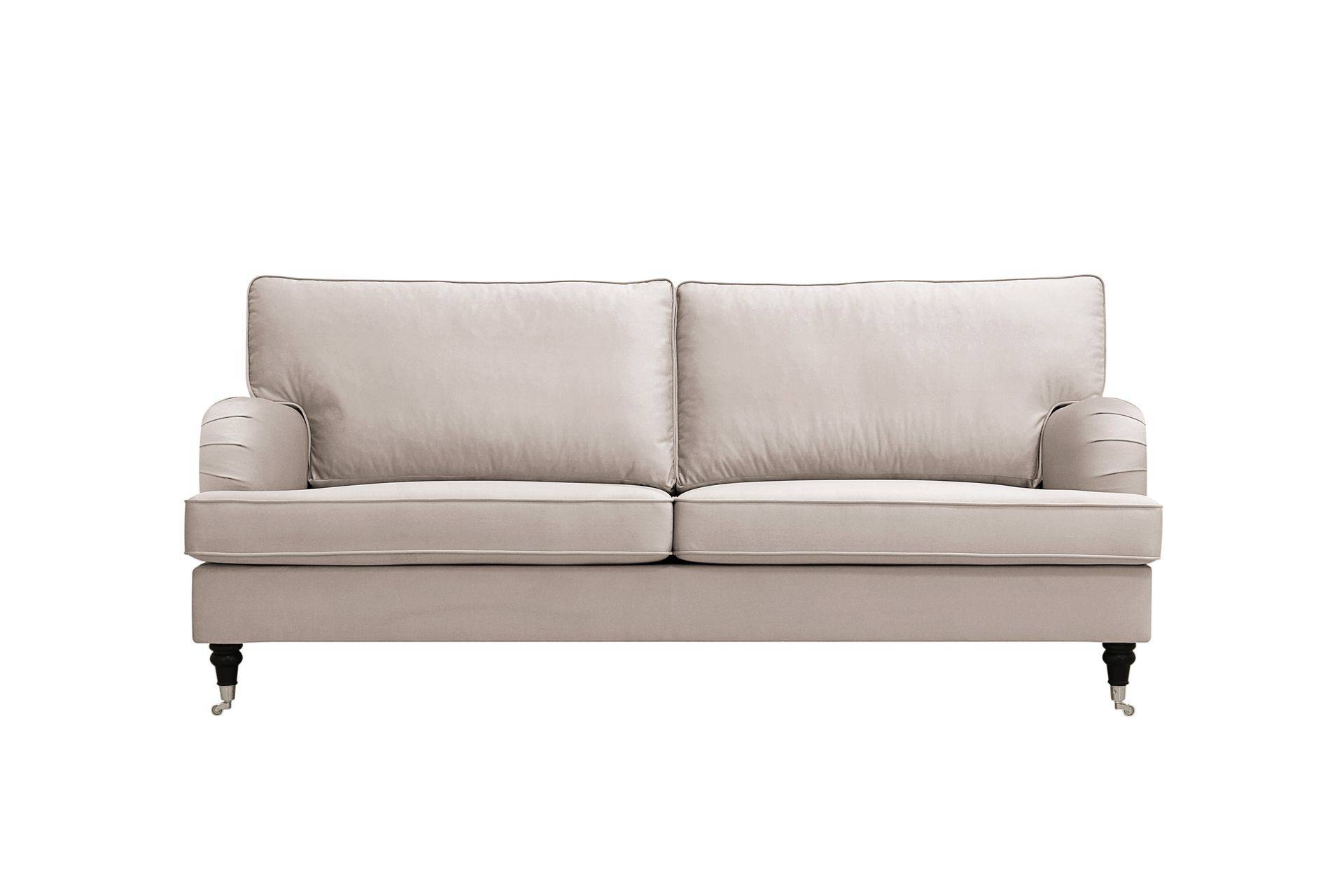 Bloomington Howard Classic 3,5-sits Sammetsoffa - Beige 3 sits soffa Tyg