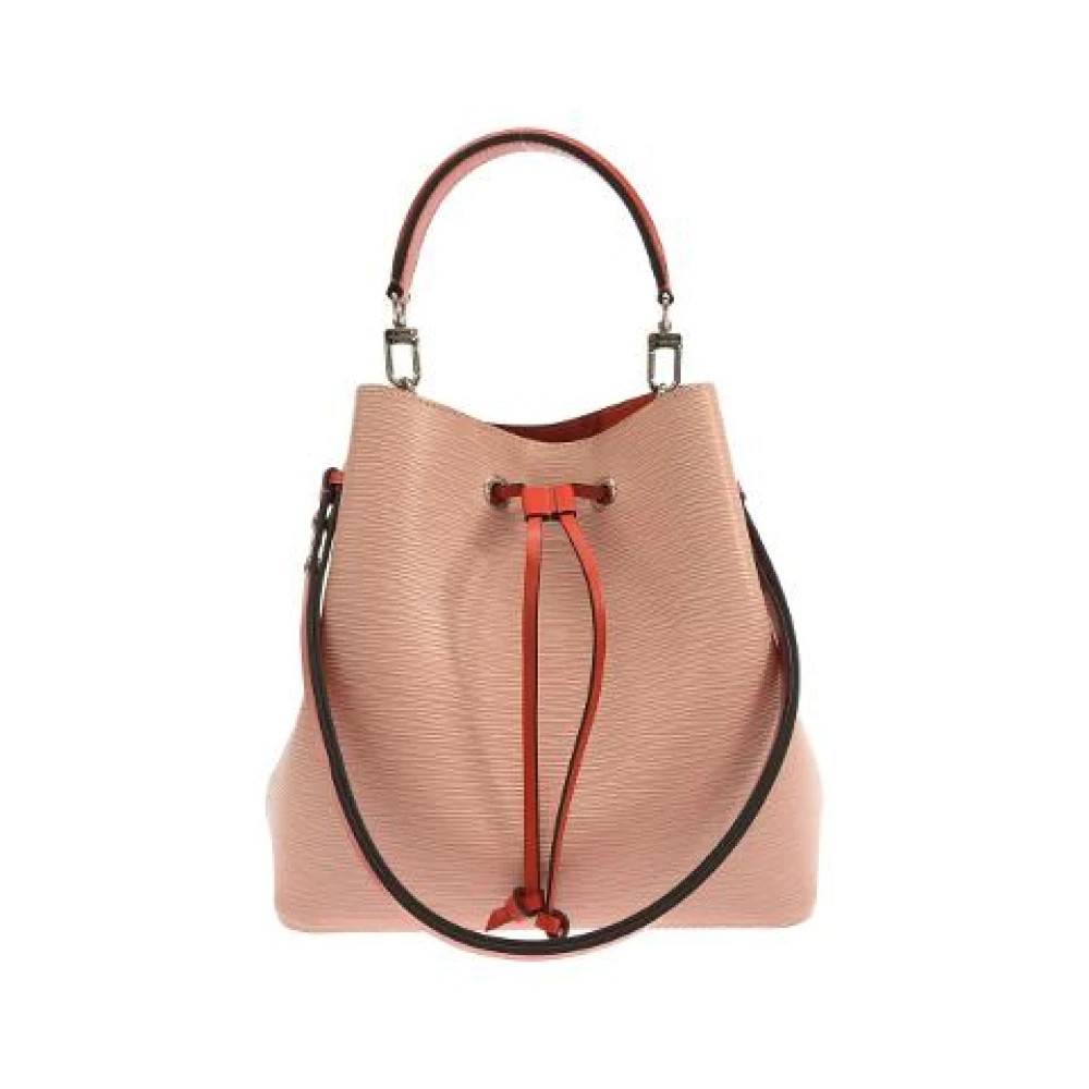 Louis Vuitton Vintage Pre-owned Epi Neo Noe Skuldertaske - Vintage - Dame - Lyserød - ONE SIZE - Uld