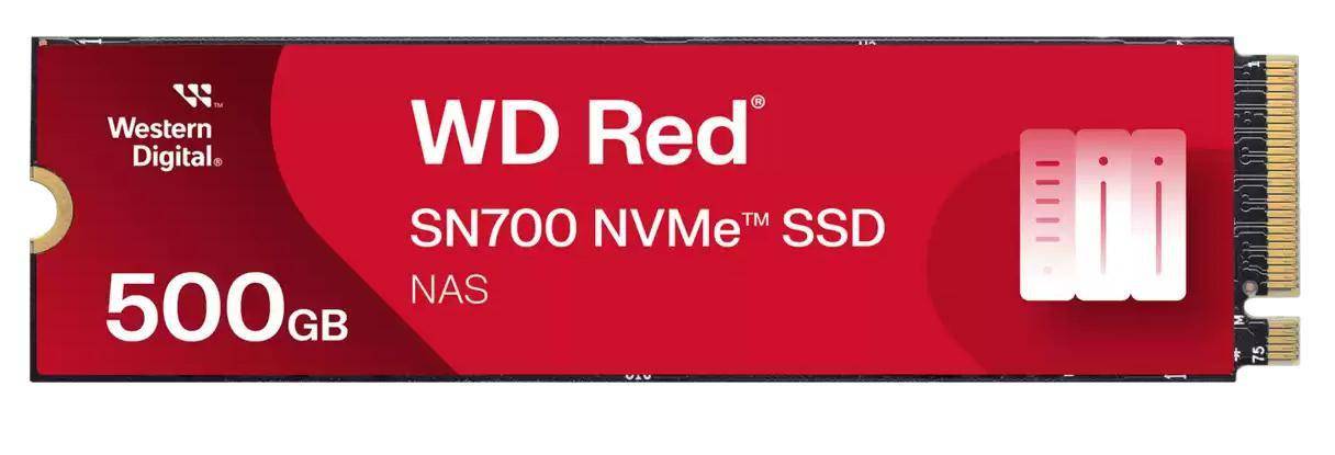 Red SN700 NVMe 500GB M.2 2280 PCIe Gen3 8Gb/s internal drive for NAS devices