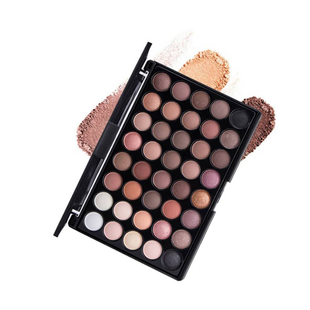 40 Färger Ögonskugga Pärlglans Makeup Kosmetiskt Pallet