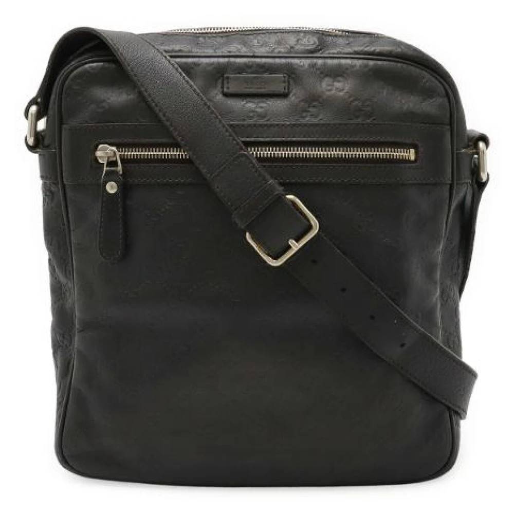Gucci Vintage Pre-owned Laeder gucci-tasker - Vintage - Dame - Sort - ONE SIZE - Uld