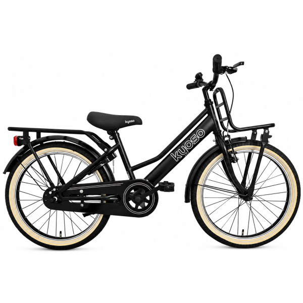 Kyoso Blossom Classic 20" børnecykel med fodbremse - mat sort