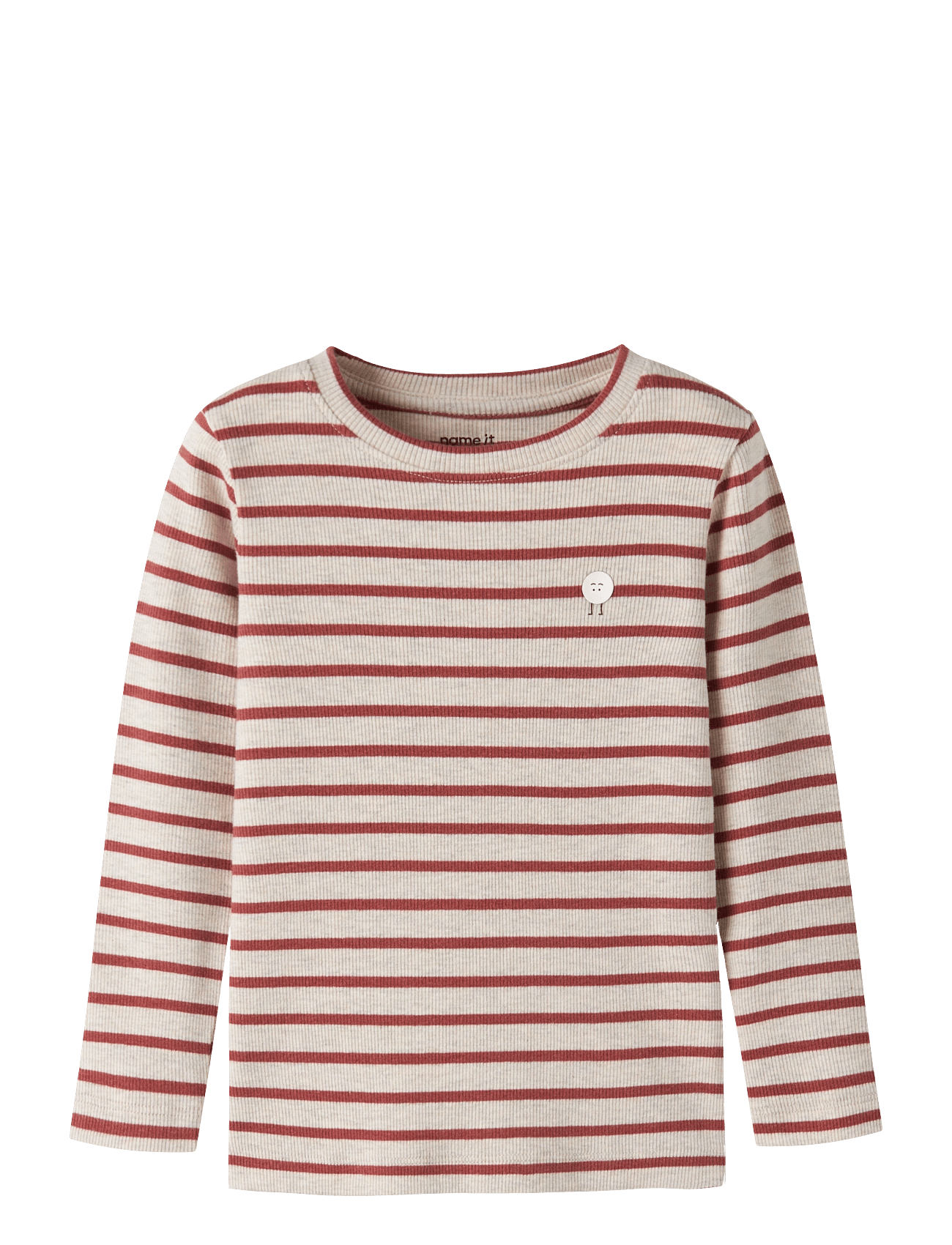 name it Nmfolycca Ls Xsl Top - Beige - 92