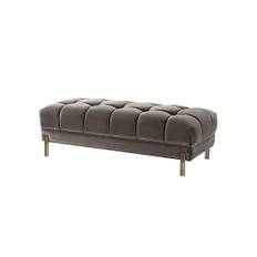Sienna bänk savona grå - Grå (L: 133 x B: 59 x H: 43 cm)