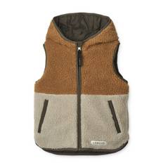 Diana vendbar vest - Army brown mix - 110