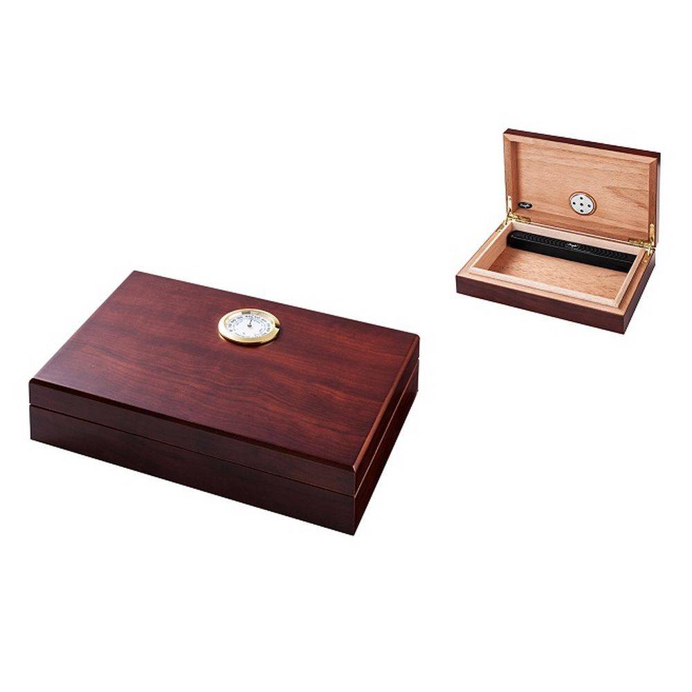 Angelo Angelo 8 Cigar Humidor i Bordeaux Træ