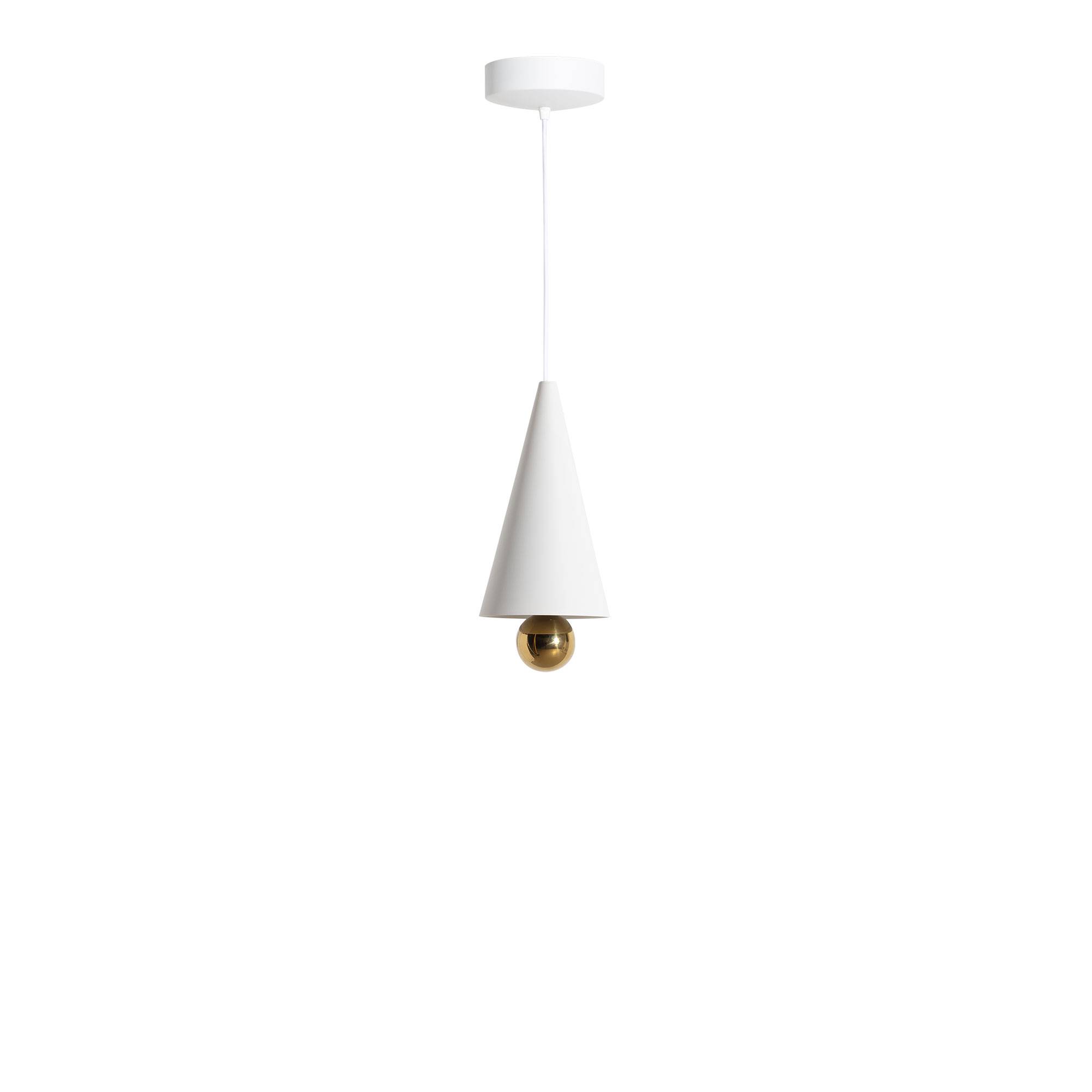 Petite Friture - Cherry Pendant Lamp Small White - Pendellampor - DANIEL EMMA - Vit