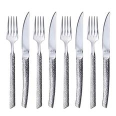 Vargen & Thor - Lava bestickset 8 delar silver