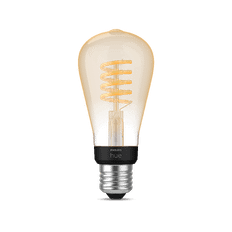 Philips Hue filament 7W ST64 E27 Edison Pære hvid ambiance